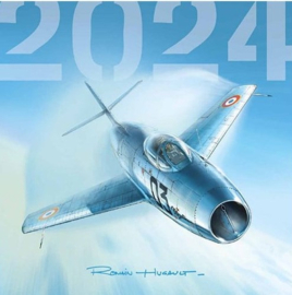 Kalender - Romain Hugault - Vliegtuigenreeks - 2024 - Nieuw!