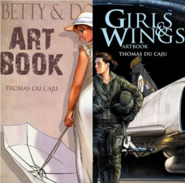 Artbook set (Thoma Du Caju) Betty & Dodge + Girls & Wings  - 2x hardcover - 2023 - Nieuw!