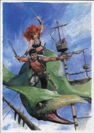 PRE-order - Storm - De Kronieken van de Buitenring 02. - De Maotusauri Armada - hardcover luxe met linnen rug - Gelimiteerde oplage - 2026 - Nieuw!