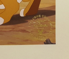 Disney Store - art print -  Exclusive Lion King 2 -Simba's Pride-  Lithograph - 1999
