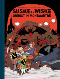 PRE-order - Suske en Wiske - Onrust in Montmartre - hommage blauwe reeks  (3) - hardcover luxe grootformaat met 2 Ex librissen - 2024 - Nieuw!