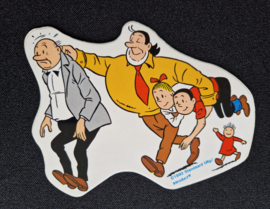 Suske en Wiske sticker - Lambik, Suske en Wiske worden gedragen door Jerom - Introduct - 1990