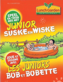 Speel en teken mee met Junior Suske en Wiske / Joue et dessine avec les Juniors Bob et Bobette  - Uitgave: Lunch Garden - sc - 2014