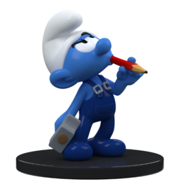 Knutselsmurf  - Puppy  - Blue Resin collectie - 2021