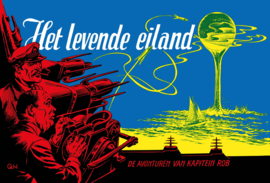 Kapitein Rob - Deel 12 - Het levende eiland - hc (oblong) - 1ste druk heruitgave -2023 - Nieuw!