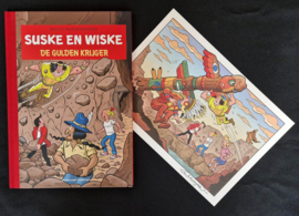 Suske en Wiske - Deel 364 - De gulden Krijger - hardcover luxe met linnen rug - 2022 
