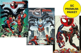 Spider-man vs  Deadpool - delen 3 en 4 -  Itsy Bitsy 1+2 - Premium Pack + illustratiealbum  - sc - 2021