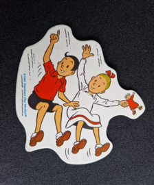 Suske en Wiske sticker - Suske en Wiske glijden - Introduct - 1990