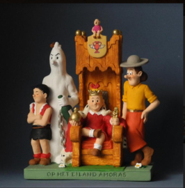 Suske en Wiske - Op het eiland Amoras -Jubileumbeeld Parastone - oplage 400 ex. - 2024 - Nieuw!