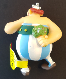 Asterix en Obelix - Obelix  met  bloemen  -  Kunststof figuur