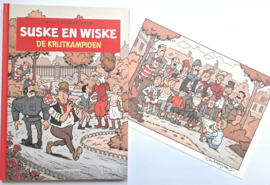 Suske en Wiske - Deel 370 - De Krijtkampioen - hardcover -met prent - Gelimiteerde oplage - 2023 - NIEUW!