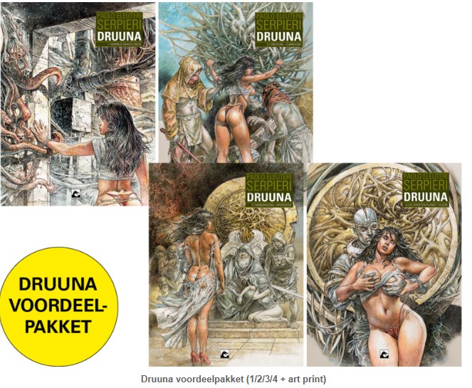 Druuna Integralen  - Voordeelpakket: 1/2/3/4 + art print - hc - 2025 - Nieuw!