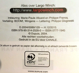 Largo Winch - Deel 13 - De prijs van het geld  - sc - Herdruk - 2015