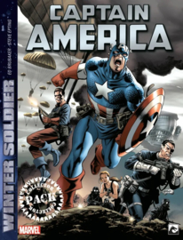 Captain America, Winter Soldier  - Collectorspack - Delen 1 t/m 4 en extra cover stofomslag - Marvel - sc - 2022