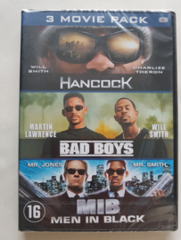 3pack movies - Hancock / Bad Boys / MIB - Will Smith - DVD - 2018
