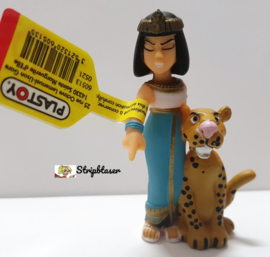 Asterix en Obelix - Cleopatra en de panter  -  7 cm -  kunststof figuur