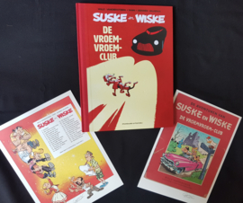 Suske en Wiske  - De Vroem-vroem-club - hommage reeks deel 5 - Grootformaat hardcover superluxe - GESIGNEERD + DEDICACE - 2021