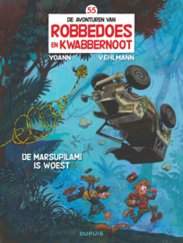 Robbedoes en Kwabbernoot  - Deel 55  - De Marsupilami is woest - sc - Eerste druk - 2016