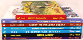 Mickey & Donald door bekende tekenaars - Complete 7 delige reeks -hc - 1ste druk - 2017/2019