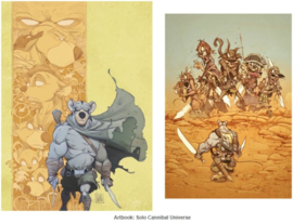 Solo - The art of Oscar Martin -  Kannibalenwereld  - hc - 2023 