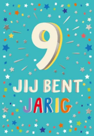 9 Jij Bent Jarig - Wenskaart Celebrate