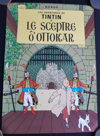 Kuifje poster - Les Aventures de Tintin - Le Sceptre O'Ottokar - 2020