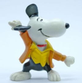 Peanuts - snoopy Discodanser - Schleich -  speelfiguurtje (+/- 6cm)