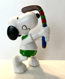 Peanuts - snoopy als hockeyer - Schleich -  speelfiguurtje (+/- 6cm)
