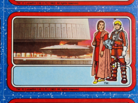 Star Wars - stickervel met 6 afneembare stickers - Lucasfilm Ltd - 1983