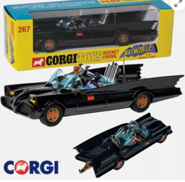 CORGI BATMOBILE 1966 - with Batman en Robin figures (Classic TV Series) - nr. 267 - 2024