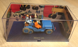 Kuifje Jeep - Hergé - Moulinsart  - 1:43 -  2002 -  zonder overdoos / met diorama  - Nieuw !