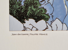 Prent - Largo Winch - "Shadow"- 29,7 x 21 cm. - 2002