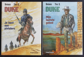 Duke - Combiset Deel 4+5 - Mijn laatste gebed / Je bent een Pistolero - hardcover LUXE gelimiteerd - Fantasia - 2020 / 2021