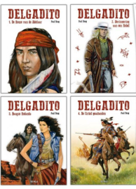 Delgadito Collector's pack - complete reeks 4 albums + Portfolio -  Hardcover - gelimiteerd 150ex. - 2024