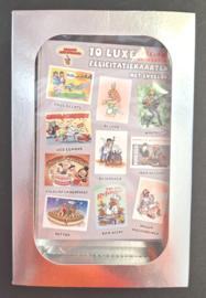 Luxe set felicitatiekaarten met envelop - gesigneerd (9x) / genummerd (10x)  -  2015