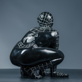 Spider-man statue (Polystone) - The Symbiote Costume / Black Suit Edition - 59 cm. - Marvel