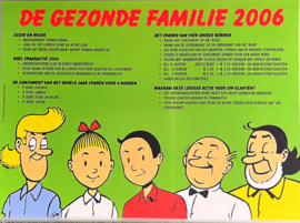 Suske en Wiske  - Placemats - De gezonde Familie  - 2006