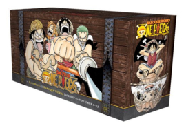 One Piece complete box (01.) set vol. 1 t/m 23 + Dubbelzijdige poster & Prototype versie van One Piece