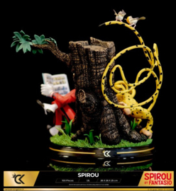 Robbedoes & Marsupilami statue Exclusive - Cartoon Kingdom - 2025 - Nieuw!