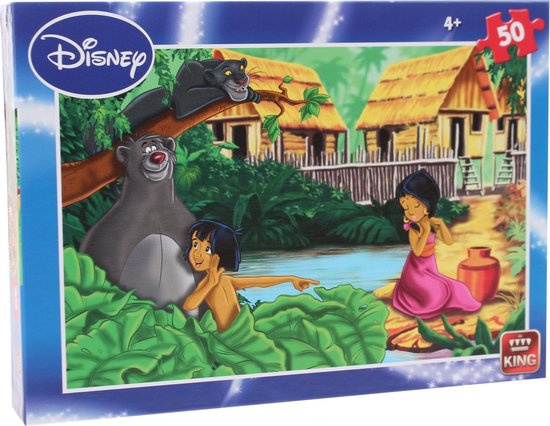 Legpuzzel - Disney - Junglebook - 50 stukjes - +4jaar  - 2018