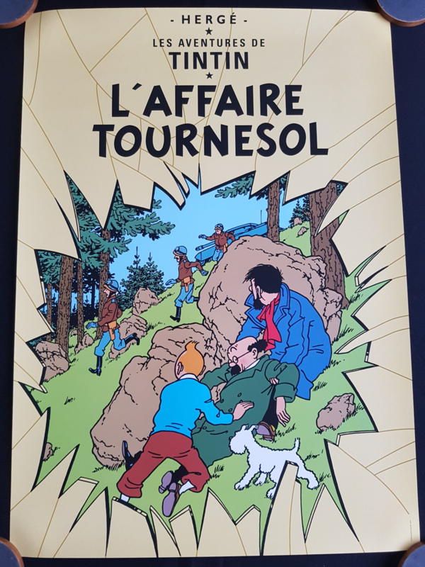 Kuifje poster - Les Aventures de Tintin - L'Affaire Tournesol - 2019