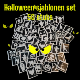 Halloween Set bestaat uit 50 sjablonen