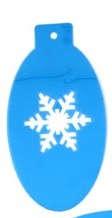 PXP Kerst sneeuwster Schmink Sjabloon