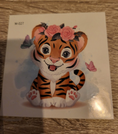 Water Tattoo Tijgertje M-027