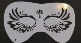 Masker facepaint stencil