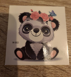 Water Tattoo Panda M-002