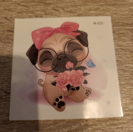 Water Tattoo Hond  M-023