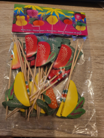 Party Prikkers Tropical 24 stuks
