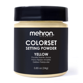 Mehron Colorset Setting Powder - Yellow  24 gram