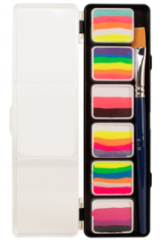 PXP 6 x 6 gram Hobby watercolor one stroke mix colorblock